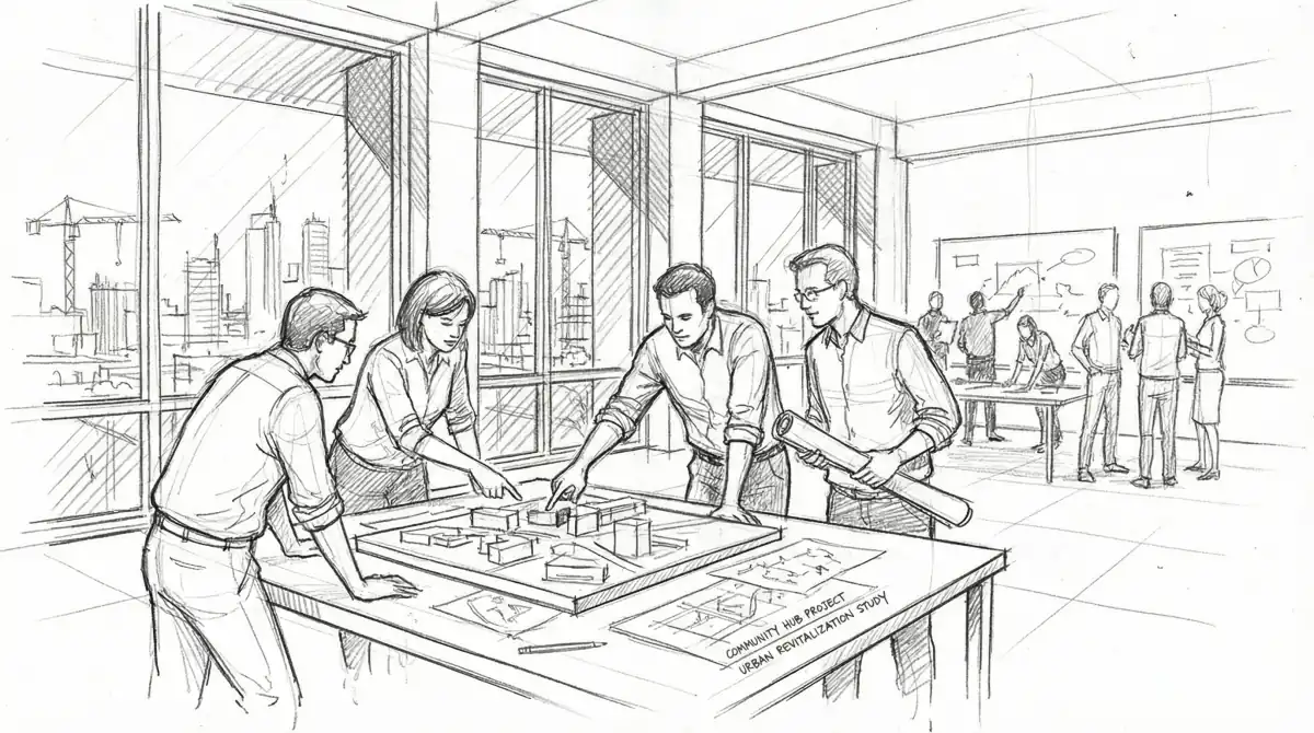 Architectural Pencil Sketch Blog Images