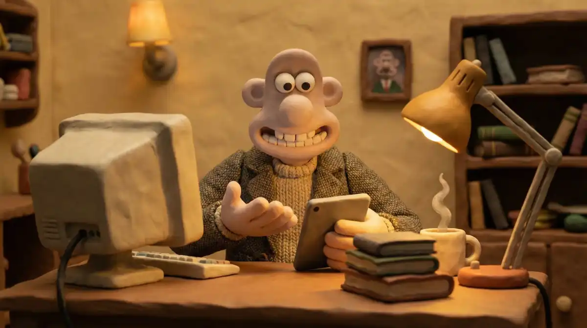 Claymation Stop Motion Blog Images - Person Working