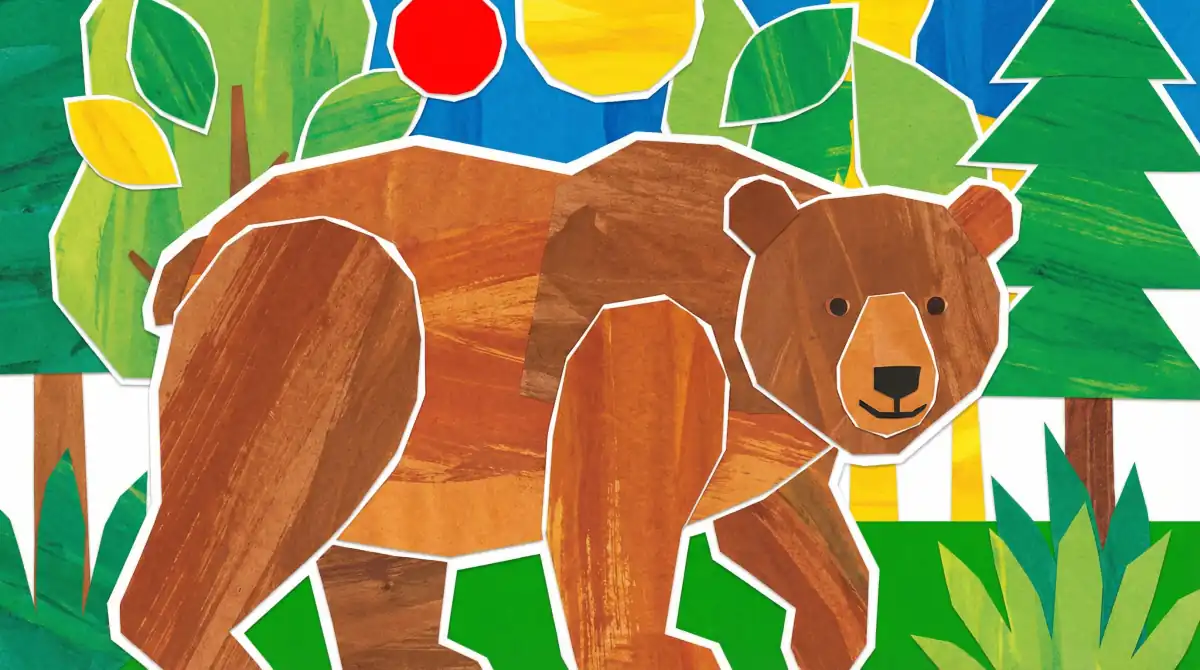 Eric Carle Tissue Paper Collage Blog Images - Animal