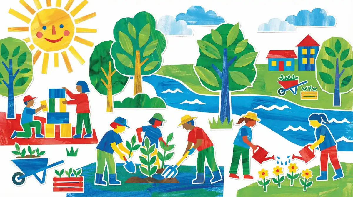 Eric Carle Tissue Paper Collage Blog Images