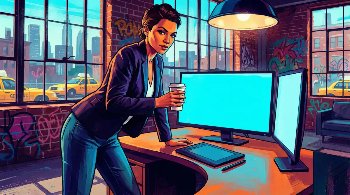 GTA Loading Screen Blog Images - Person Working