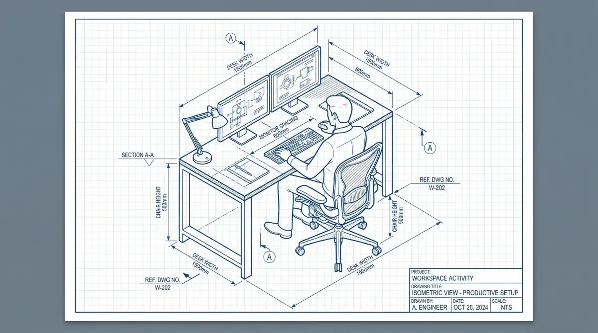 Isometric Technical Blueprint Blog Images