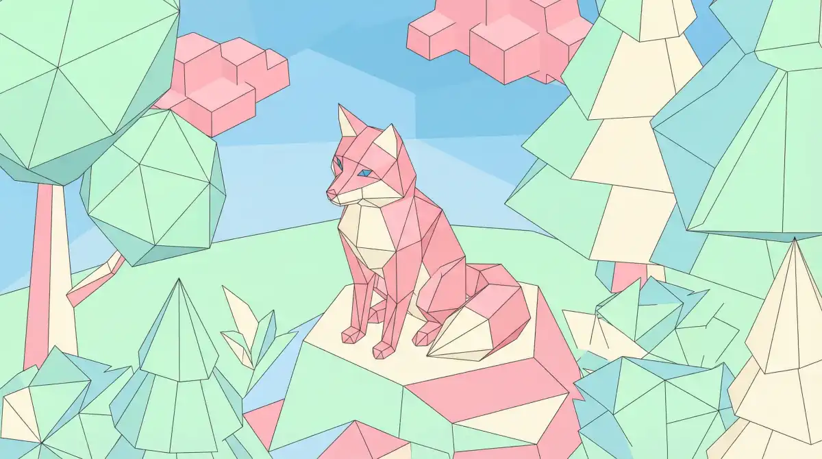 Low Poly Geometric Blog Images