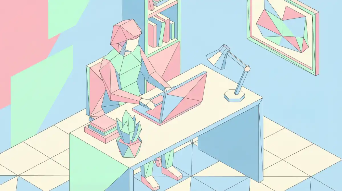 Low Poly Geometric Blog Images