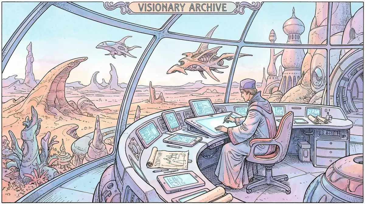 Moebius Sci-Fi Art Blog Images