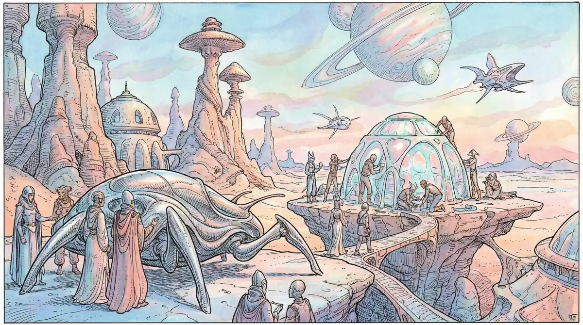 Moebius Sci-Fi Art Blog Images