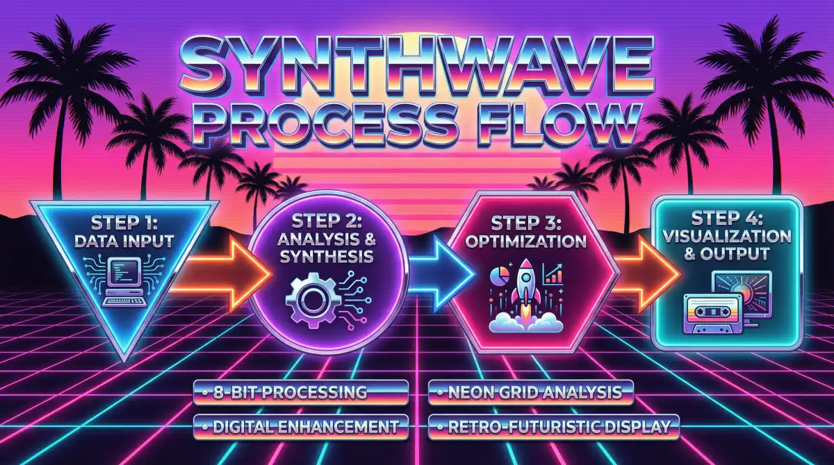 Synthwave 80s Retro Blog Images